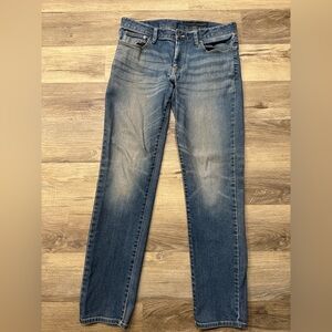 I.Hilburn Men's Slim Straight Blue Jeans size 32